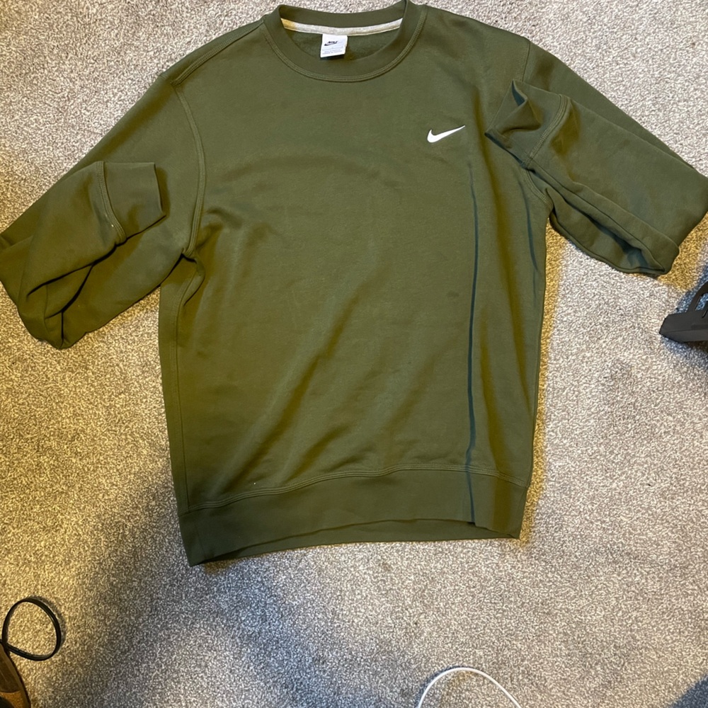 Nike Olive Green Crewneck Sweatshirt